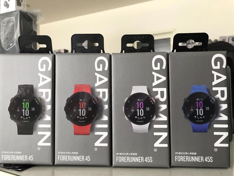 【現貨】Garmin Forerunner 45/45S GPS腕式光學心率跑錶