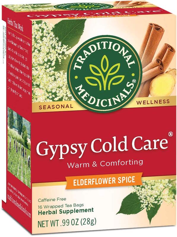 Traditional Gypsy Cold Care感冒護理 茶包效期:11/2023年美國原廠全新款 不含咖啡因1盒
