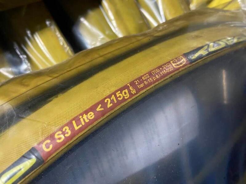 ★結束營業★全新TUFO C S3 LITE<215g一般輪組專用管胎(700*21c)_黃色款出清