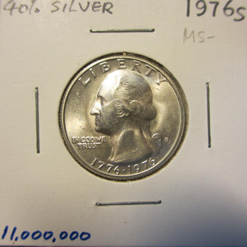 美國 1976S 華盛頓總統紀念銀幣-MS+K19033