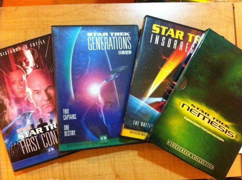 星艦迷航記電影日換星移, 戰鬥巡航,星際叛變,星戰啟示錄,/StarTrek ： 4部合售