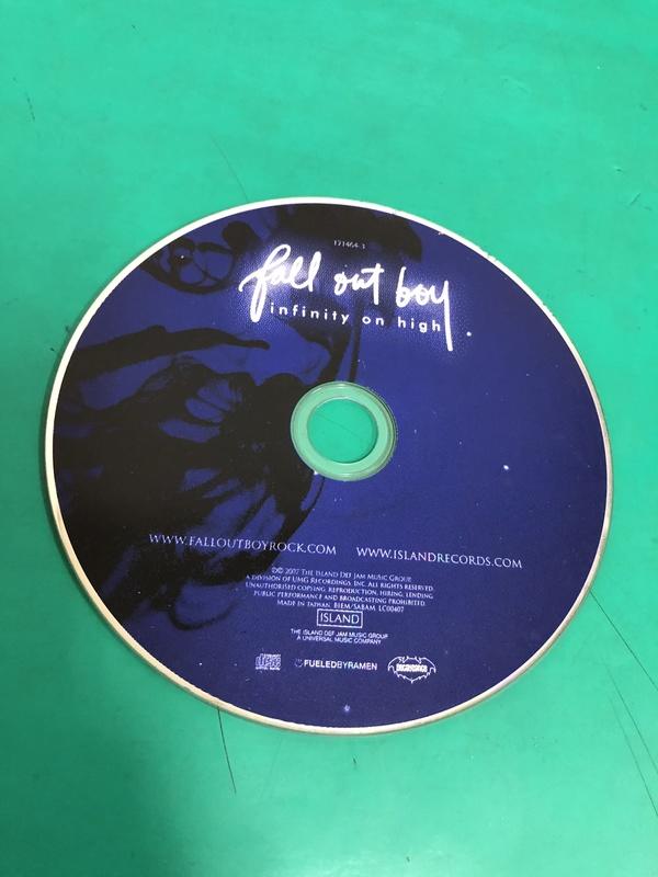 二手裸片CD Fall Out Boy Infinity On High 專輯 <G43>