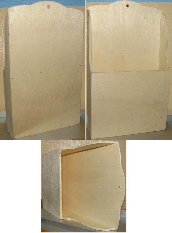 手工藝 木質信箱 高約22cm 寬約14cm 厚約4.5cm
