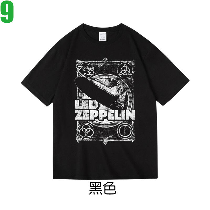 Led Zeppelin【齊柏林飛船】短袖搖滾樂團T恤(共2種顏色可供選購) 新款上市購買多件多優惠!【賣場四】