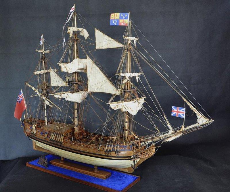 【華麗船奇】木船 西洋仿古帆船 博物館級-皇家卡洛琳 HMS Royal Caroline 1749