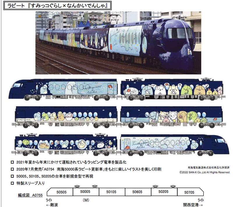 全新現貨人生苦短MICRO ACE A0755 N規南海50000系