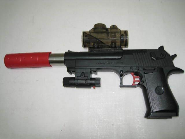 OMC生存遊戲-一槍兩用沙漠之鷹手動兒童玩具槍NO:307B