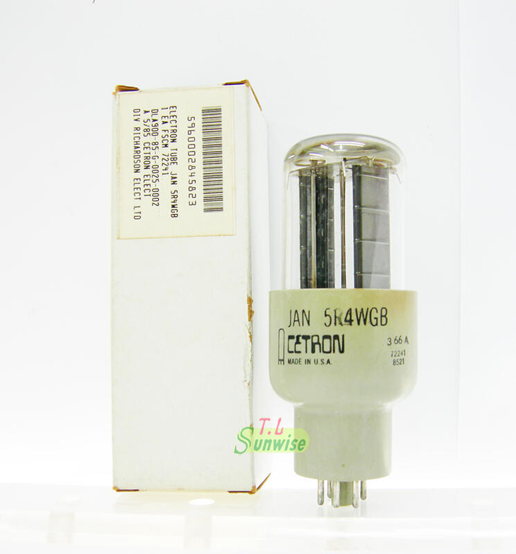暫不出售- 可代 5U4 NIB︽NO:5429 美國 CETRON JAN 5R4WGB ( 5R4 冰淇淋型 真空管 | 露天市集 | 全 ...