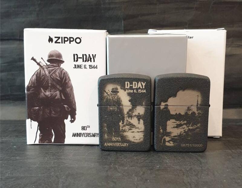 One 1~美系 Zippod Day 諾曼第登陸《80週年紀念收藏品》1944 2024黑裂紋打印 編號46261 露天市集 全