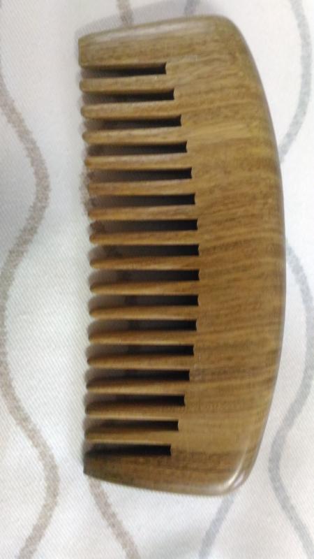 [清禾子]綠壇木扁梳(寬間距) 木梳 指壓器