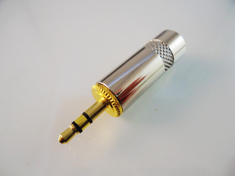 鍍金 3.5 mm 立體聲插頭 (18337)