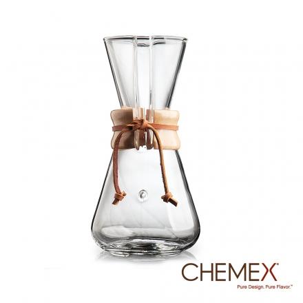 美國Chemex－經典手沖咖啡濾壺 （木把．三人份）