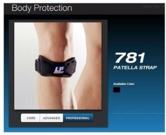 尼莫體育LP 美國 護具LP-781強力束帶 髕骨帶 護膝高效護髕骨加壓束帶 買2個