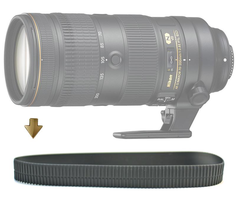 【NRC】Rubber Ring for Nikon 70-200mm F2.8E VR 前飾皮