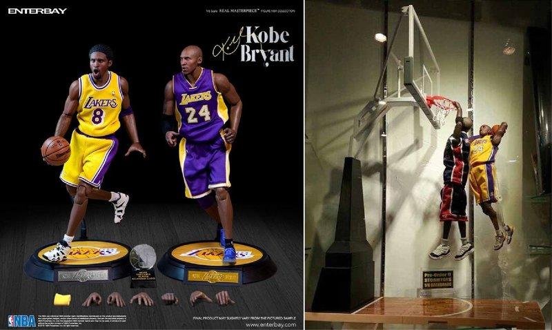 【sammi toys】完售 套裝組 ENTERBAY NBA1/6 可動 Kobe Bryant 3.0 & 籃球架