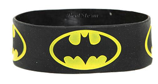 美國購回 Marvel 英雄 Batman 蝙蝠俠logo圖案 橡膠手環