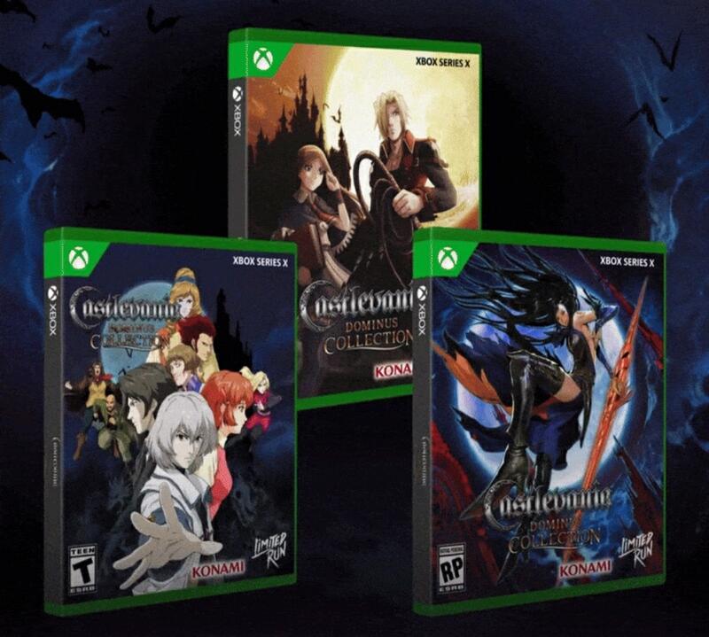 Castlevania Dominus Collection Bundle (3 Copertine) Per Nintendo Switch - Limited Run Games, Nuovo Sigillato
