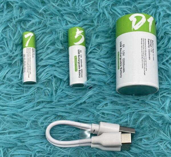 【空拍GO】USB 充電電池 1號電池 3號電池 4號電池 AA AAA type-c充電孔 | 露天市集 | 全台最大的網路購物市集