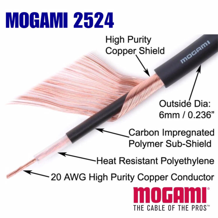 MOGAMI 2524吉他專用訊號線/裸線