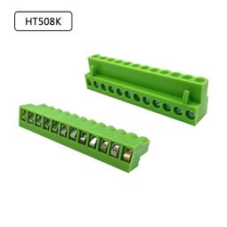 iCShop HT508K 5.08mm 歐式端子 母座 90度 2P-12P PC板端子台 PCB端子 連接器