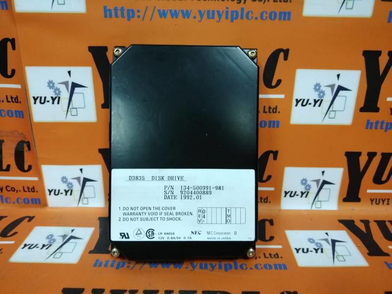 NEC D3835 40M 50-pin SCSI hard drive P N 134-500991-981 40MB