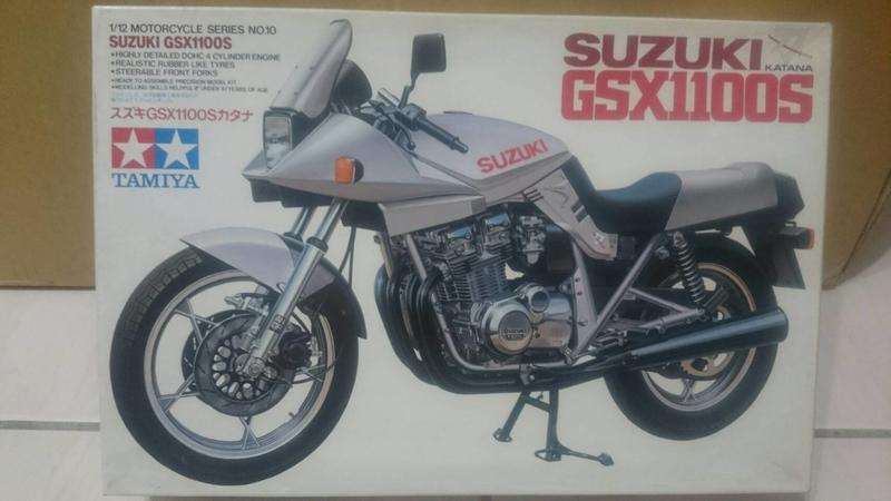 (早安模型店) ~全新~ TAMIYA 田宮摩托車模型1/12 SUZUKI GSX1100S ---編號 14010