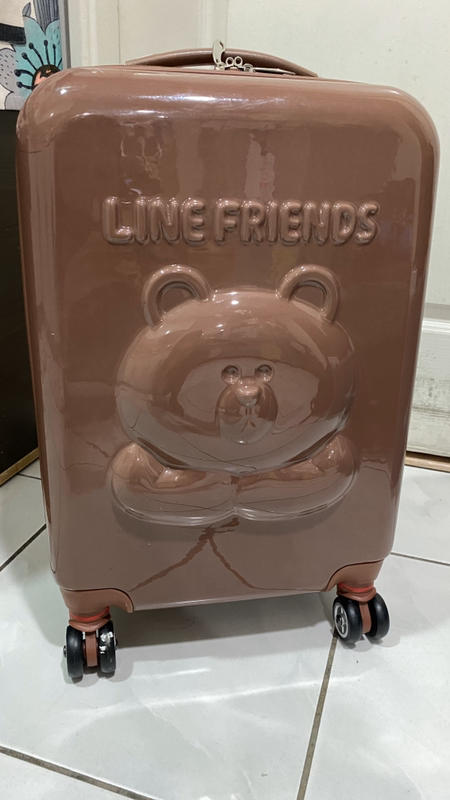 LINE FRIENDS 咖啡行李箱 應該是21吋
