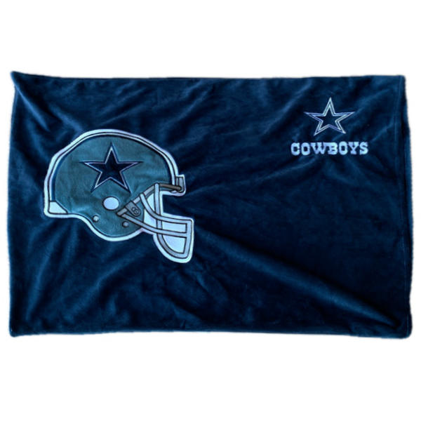 [現貨]美式足球枕套 NFL達拉斯牛仔Dallas Cowboys 精緻綉圖 球迷收藏 靠枕午睡辦公室生日交換禮物