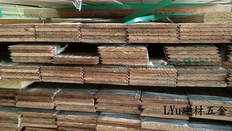 LYu 建材五金 #南方松碳化木V型壁板【寬12X厚0.9cm】每尺56元