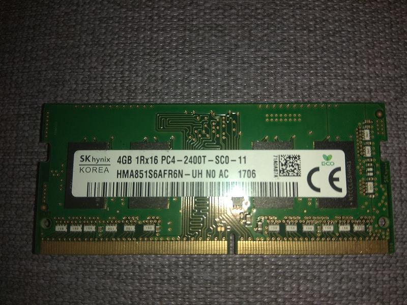 海力士 Hynix DDR4 PC4 - 2400 4G 4GB  筆電 AIO 筆記型電腦記憶體