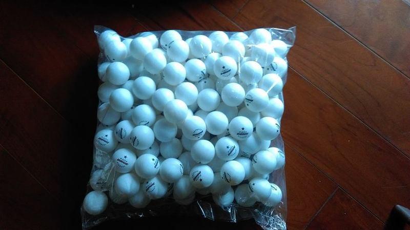 [阿丹桌球]DONIC一星練習球P40十新材料塑料球,一包144粒700元