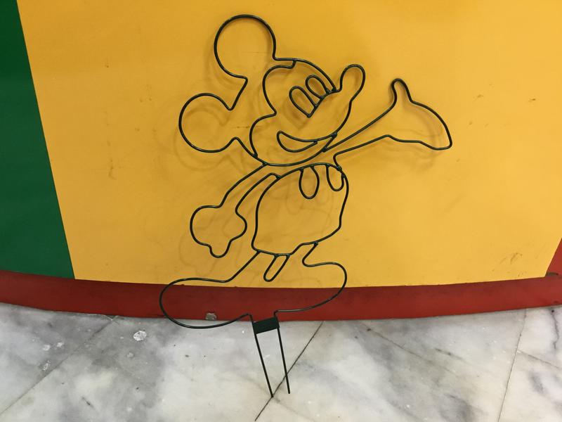 瑪奇格 日本原裝進口 米奇 Mickey 迪士尼 花園造型花架 43x43cm