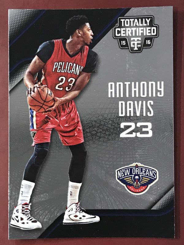 2015-16 Totally Certified #98 Anthony Davis 鵜鶘隊