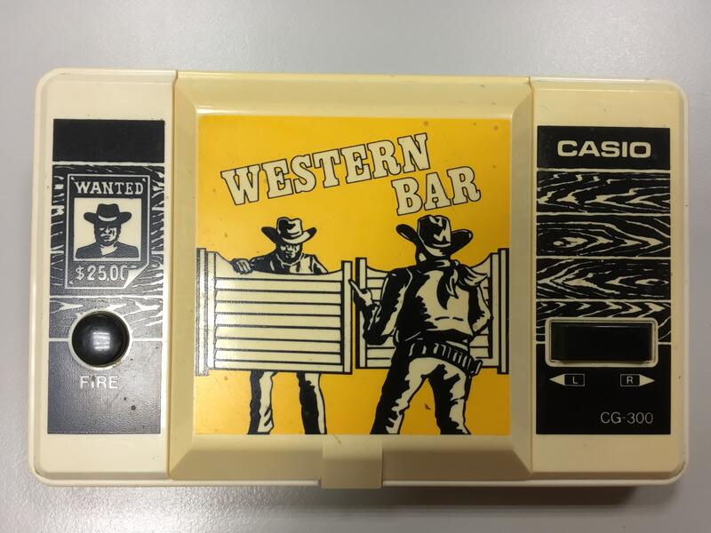 日製CASIO 卡西歐WESTERN BAR CG-300 西部牛仔圖片內容為實物