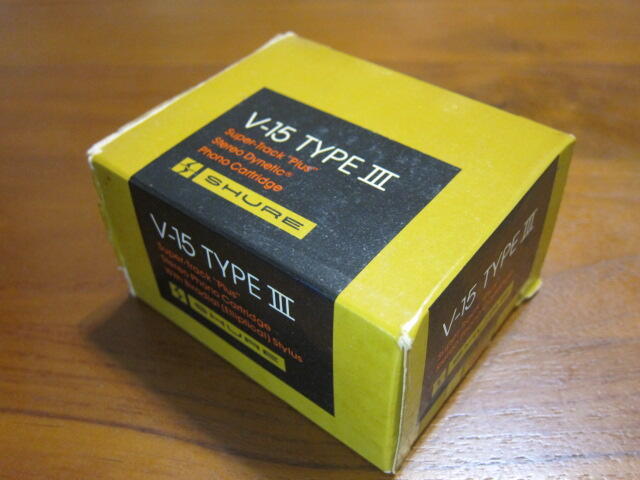 SHURE V-15 TypeⅢ MM唱頭(最早期,白文字,鏡面,VN35E) 盒單有| 露天市