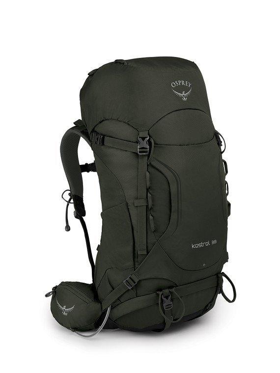 38L 美國 Osprey]  輕量健行背包 38L(升級)-橄欖綠 周休短程旅行 登山杖攜帶  特價6480