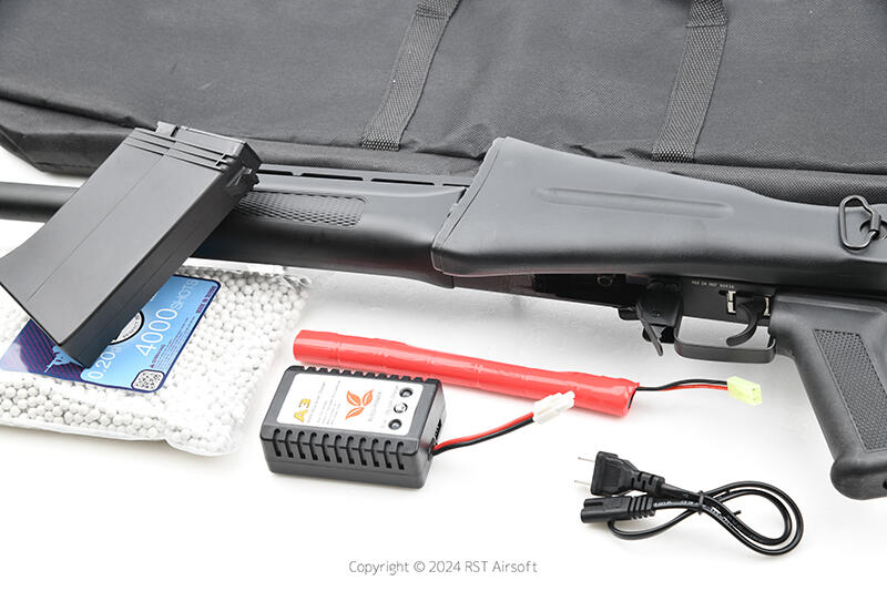 RST紅星 新手組合包 BELL SAIGA-12 電動槍 充電器 電池 BB彈 槍袋 通通算你便宜 26019-RST