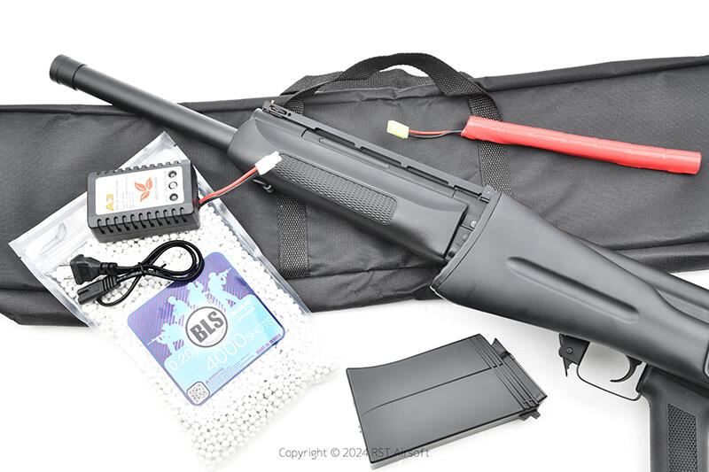 RST紅星 新手組合包 BELL SAIGA-12 電動槍 充電器 電池 BB彈 槍袋 通通算你便宜 26019-RST
