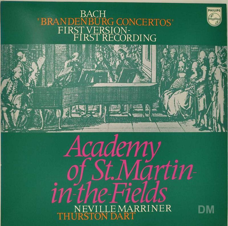 黑膠唱片 Neville Marriner - Bach Brandenburg Concertos  2LP