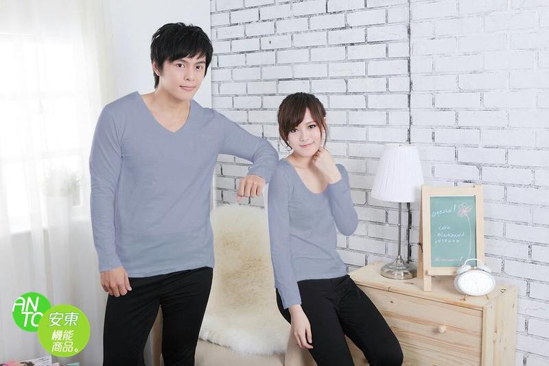 安東3M技術保暖衣淺藍色吸濕排汗 台灣製造 不輸 發熱衣 安東機能商品