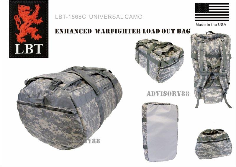 全新限量特價 LBT-1568C  Enhanced Warfighter Load Out Bag UC色