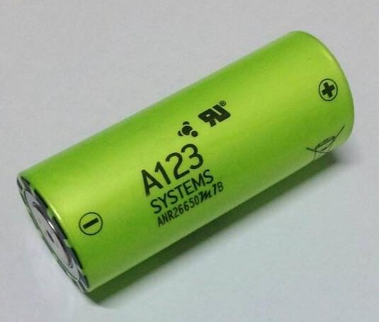 A123 磷酸鋰鐵電池 SYSTEMS 26650 美國 3.2V 2500mah DIY 拆機電芯