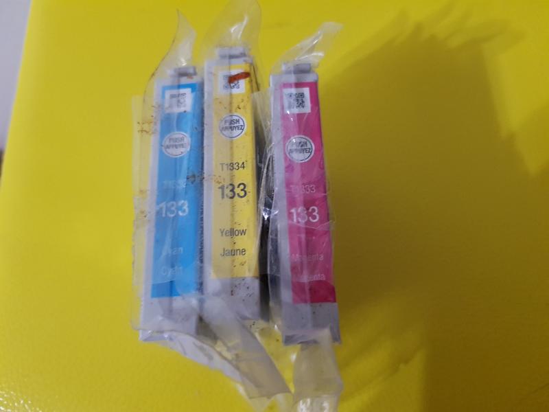 EPSON 133黃/紅/藍 單片原廠裸包