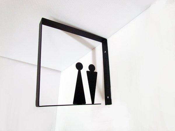 ＊設計款＊不鏽鋼側鎖型方框廁所標示牌、化妝室掛牌、衛生間吊牌、洗手間標示牌