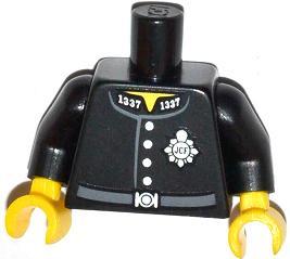 樂高王子 LEGO 黑色 警察 巡警制服 身體 71002/973pb1511c01 (B-019) 缺貨