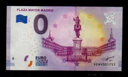 【低價外鈔】歐盟 2019年 0歐元 0 EURO 純紀念鈔...