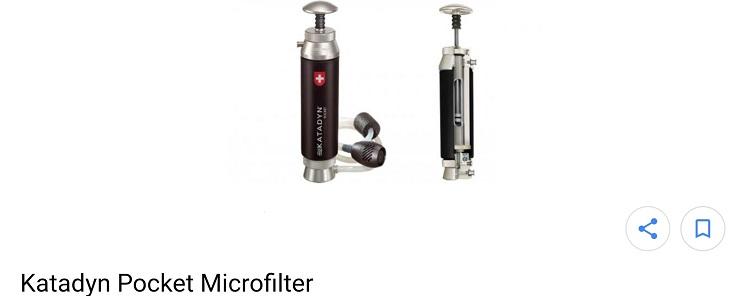【凱文杯杯】 Katadyn Pocket瑞士國寶級攜帶型濾水器/淨水器，濾芯耗材永久成本價供應