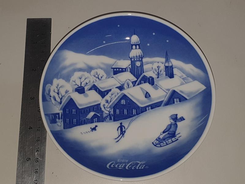 2005可口可樂聖誕系列陶瓷盤