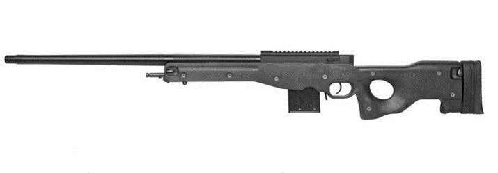G&G G960 SV 6mm單發 空氣狙擊槍 黑色(150ms)-GGS-G96-SPR-BNBU