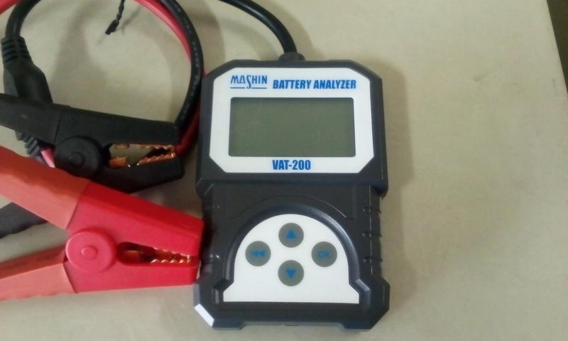 #台南豪油本舖實體店面* 麻新 MASHIN VAT-200 蓄電池測試器